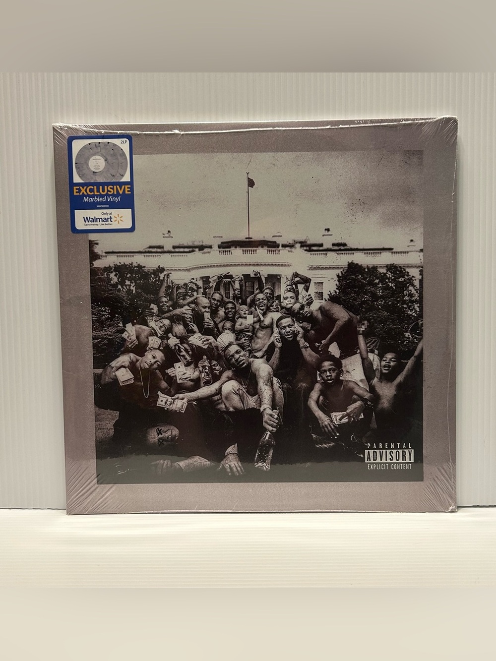 Kendrick Lamar To Pimp a Butterfly 2 LP Vinyl Walmart Exclusive Marbled Explicit
